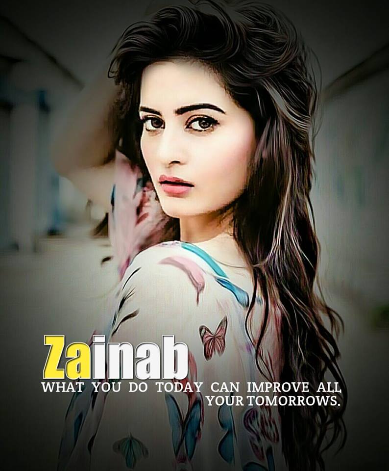 Stylish Attitude Zainab Name Dp For Girls