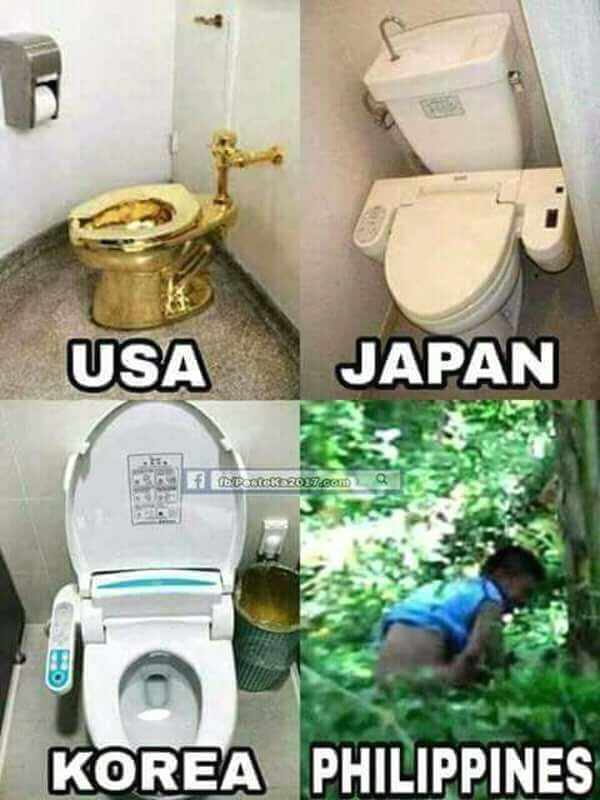 Funny toilet of phillipines